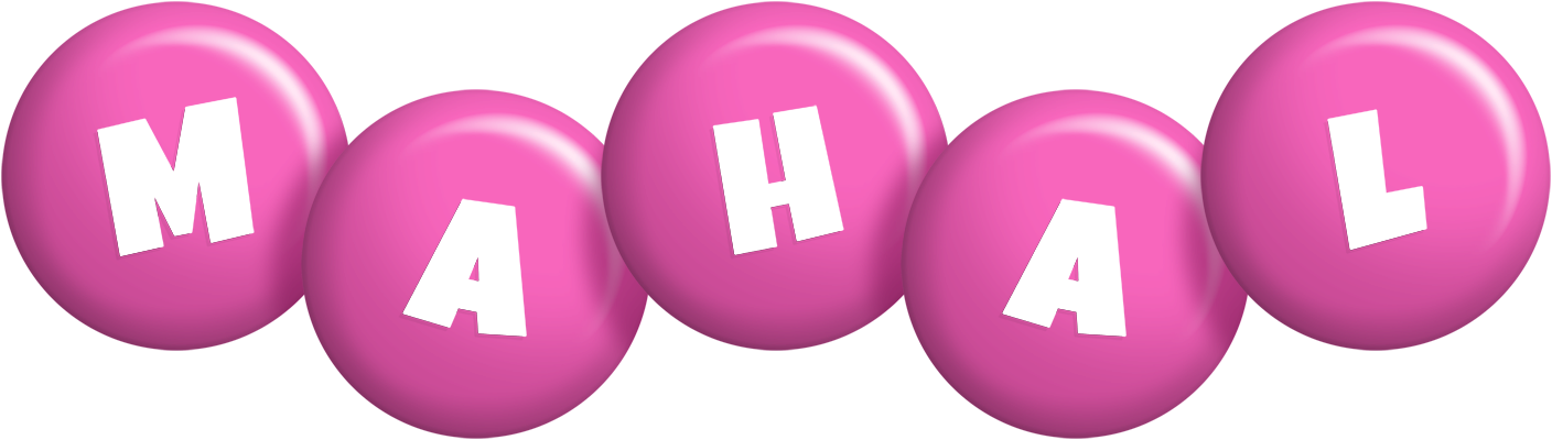 Mahal candy-pink logo
