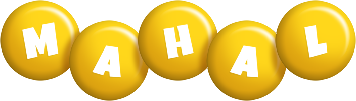 Mahal candy-yellow logo