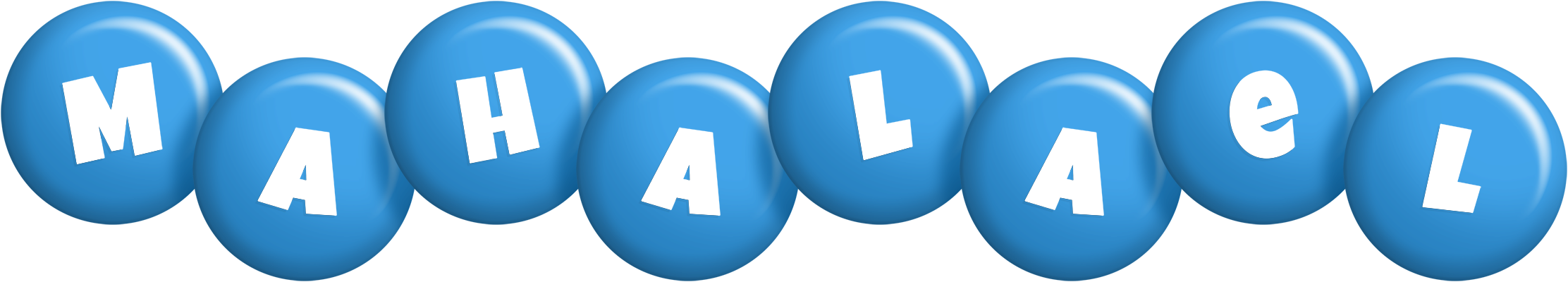 Mahalael candy-blue logo