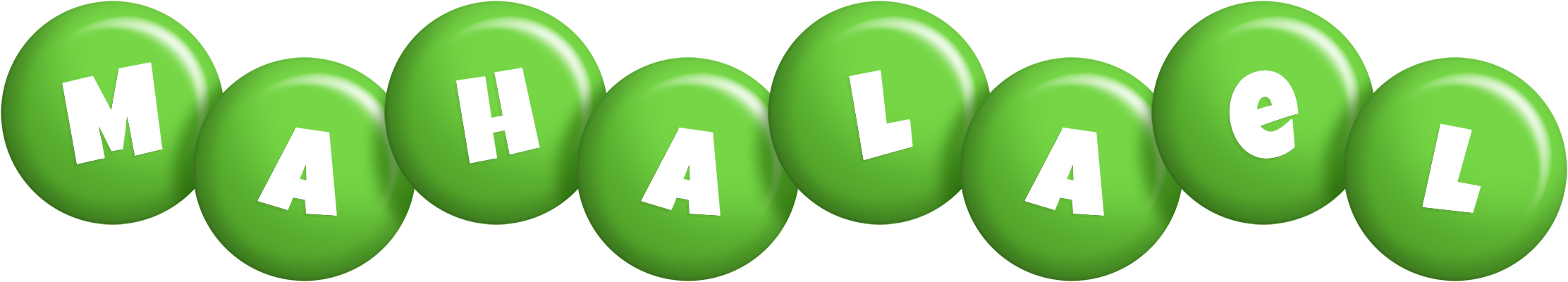 Mahalael candy-green logo