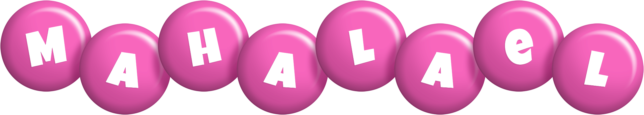 Mahalael candy-pink logo