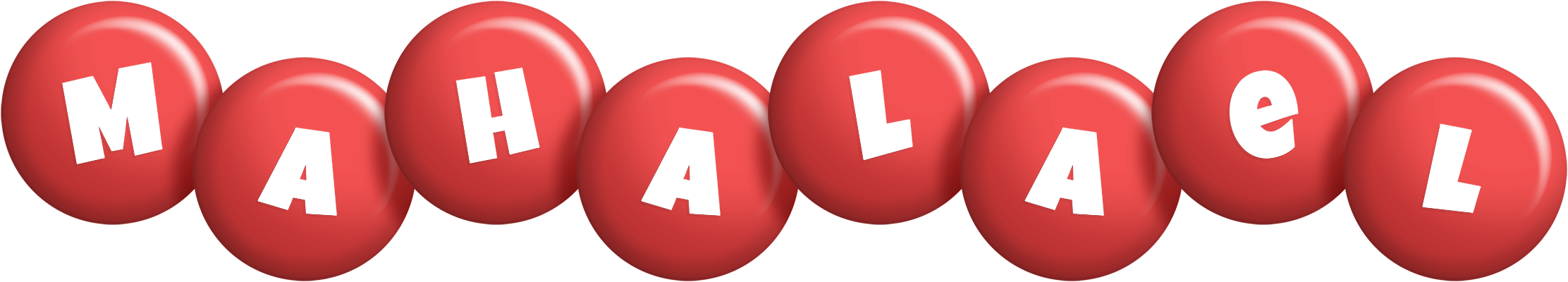Mahalael candy-red logo