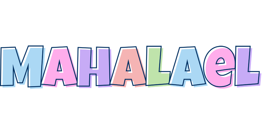 Mahalael pastel logo