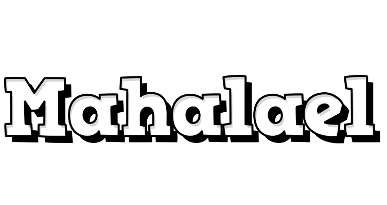 Mahalael snowing logo