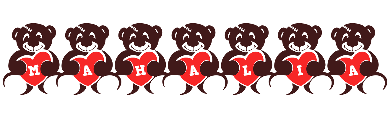 Mahalia bear logo