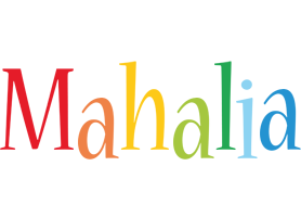 Mahalia birthday logo