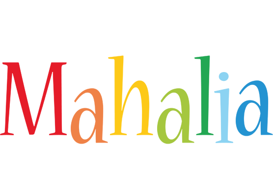 Mahalia birthday logo