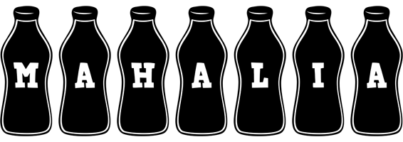 Mahalia bottle logo