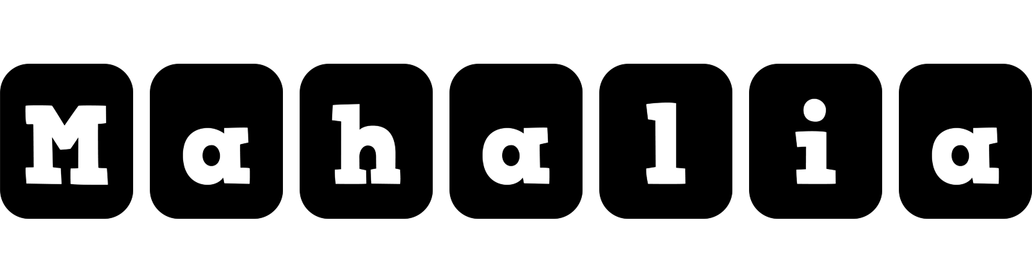 Mahalia box logo