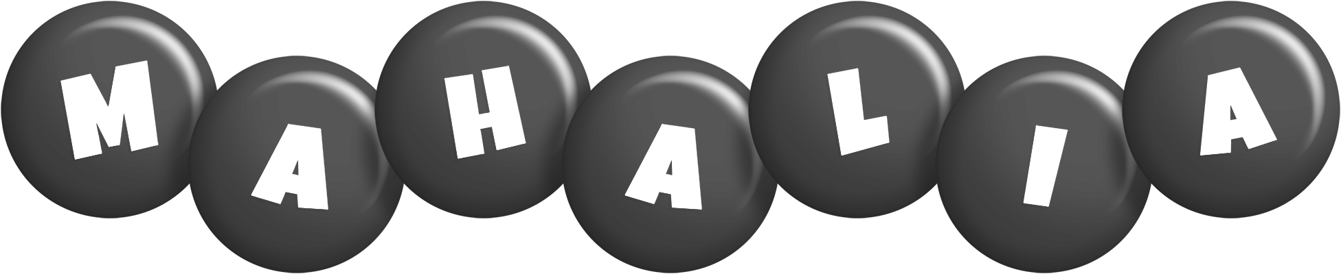 Mahalia candy-black logo