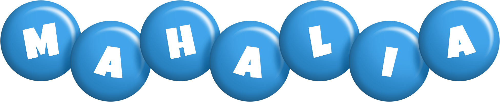 Mahalia candy-blue logo