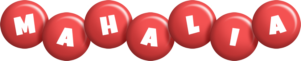 Mahalia candy-red logo