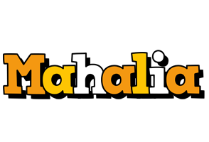 Mahalia cartoon logo