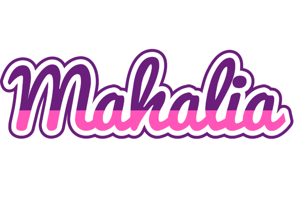 Mahalia cheerful logo