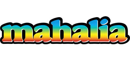 Mahalia color logo