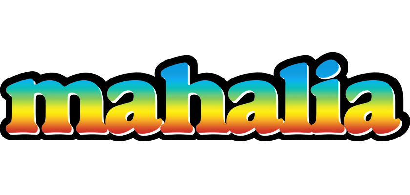 Mahalia color logo