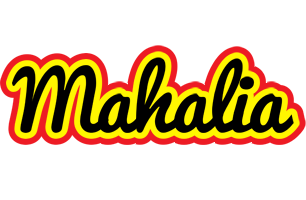 Mahalia flaming logo