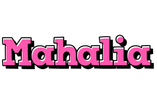 Mahalia girlish logo