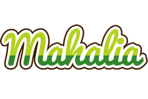 Mahalia golfing logo