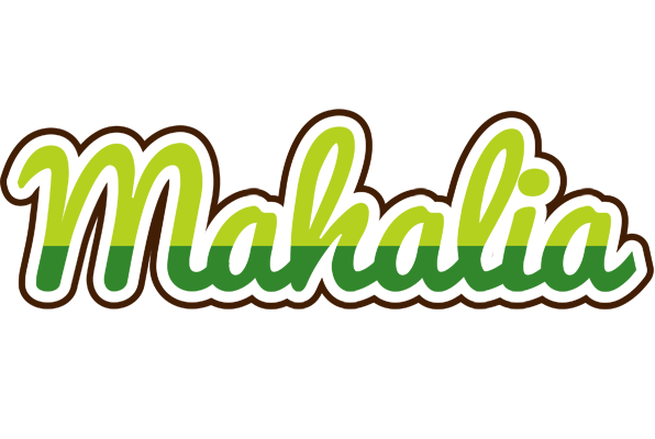 Mahalia golfing logo