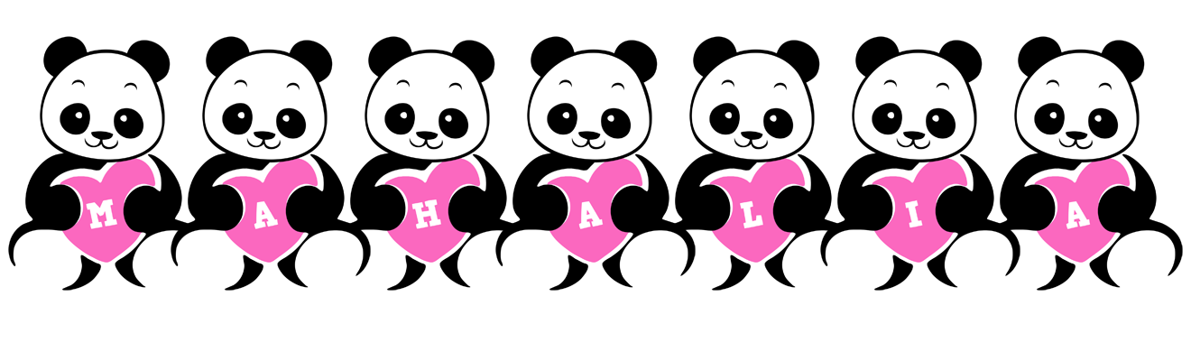 Mahalia love-panda logo
