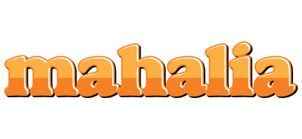 Mahalia orange logo