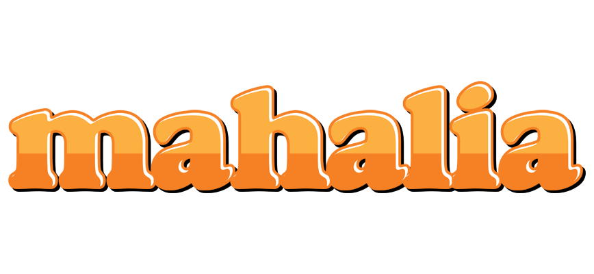 Mahalia orange logo