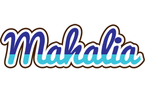 Mahalia raining logo