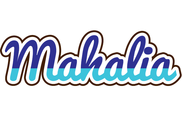 Mahalia raining logo