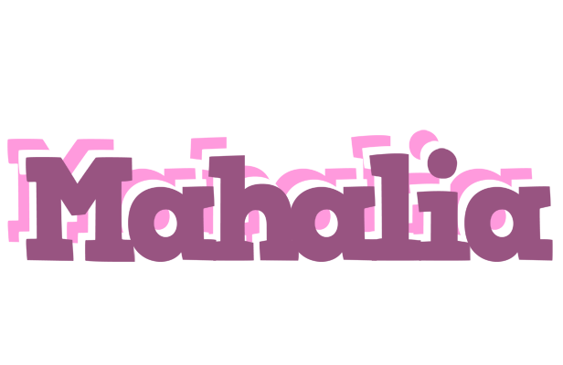 Mahalia relaxing logo