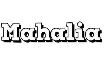 Mahalia snowing logo