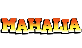 Mahalia sunset logo