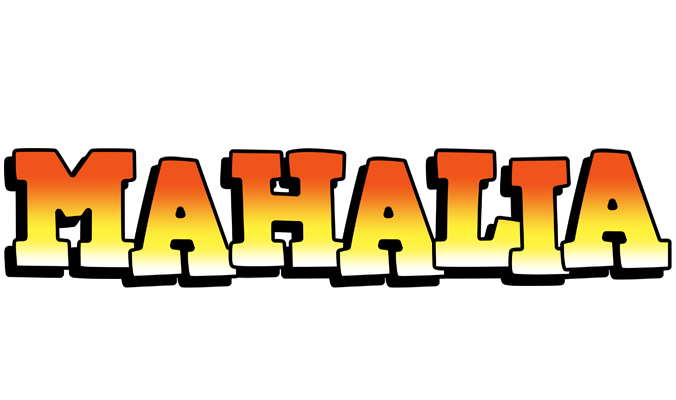 Mahalia sunset logo