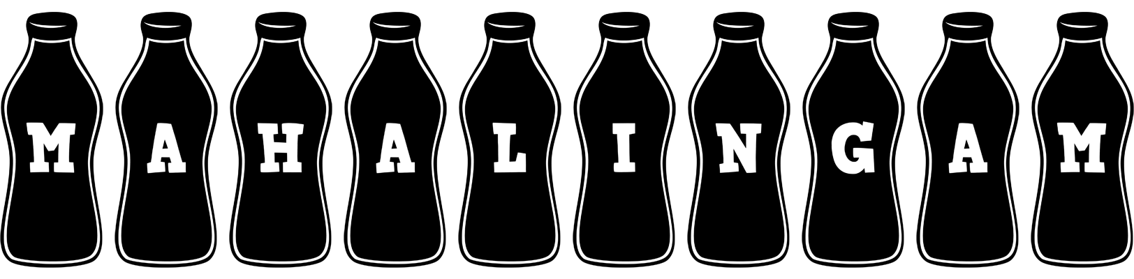 Mahalingam bottle logo