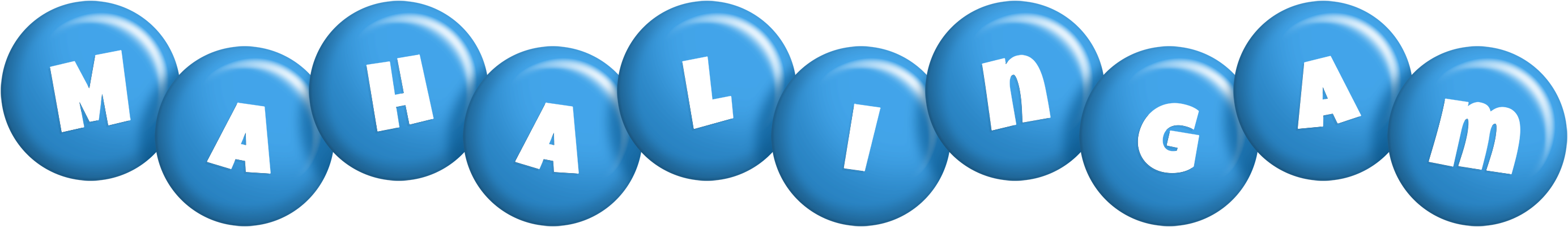 Mahalingam candy-blue logo