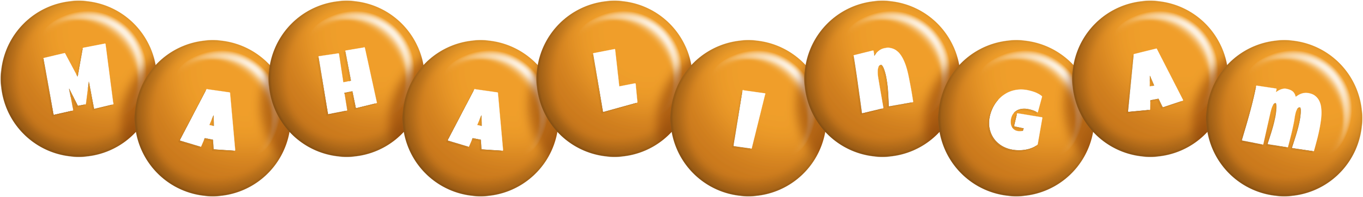 Mahalingam candy-orange logo