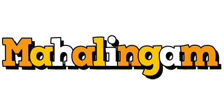 Mahalingam cartoon logo