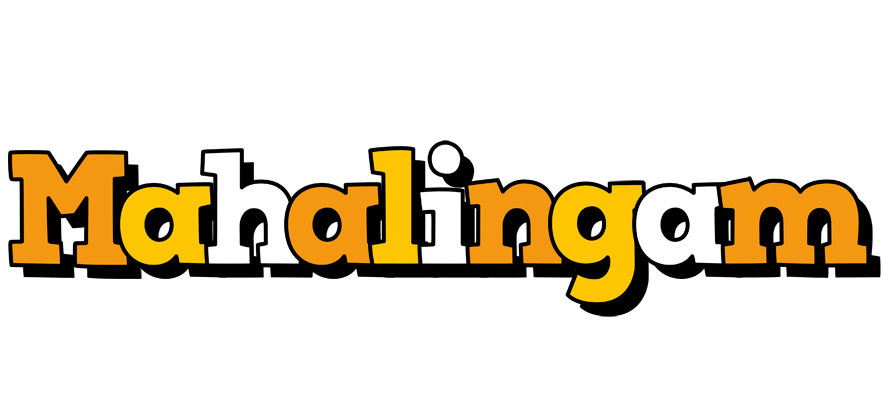 Mahalingam cartoon logo