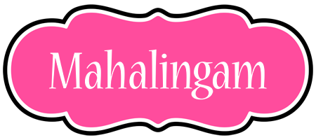 Mahalingam invitation logo