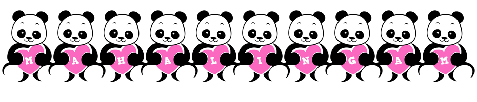 Mahalingam love-panda logo