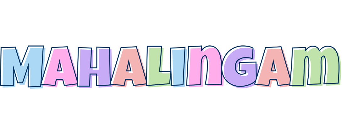 Mahalingam pastel logo