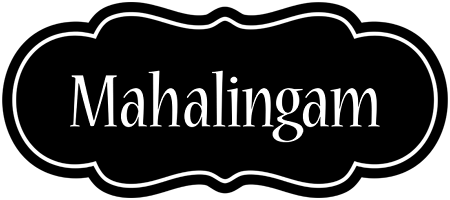 Mahalingam welcome logo