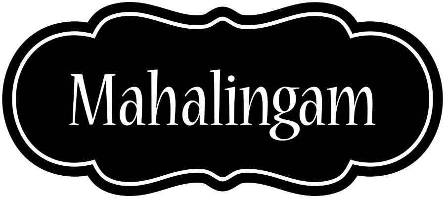 Mahalingam welcome logo