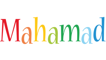 Mahamad birthday logo