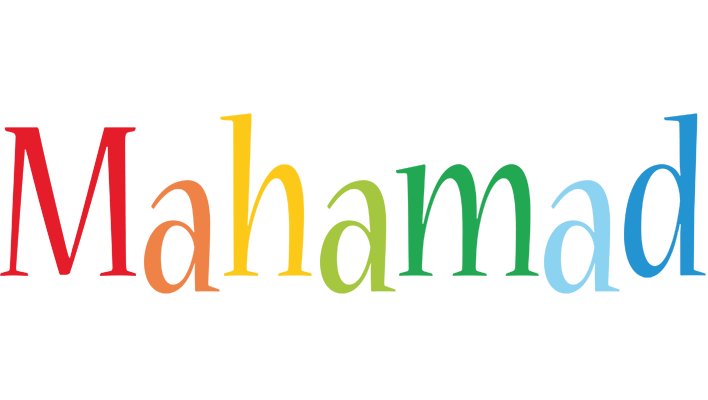 Mahamad birthday logo