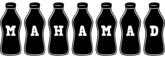 Mahamad bottle logo