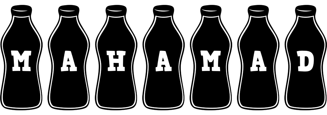 Mahamad bottle logo