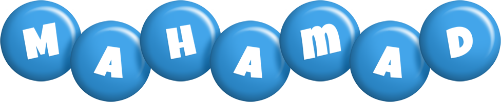 Mahamad candy-blue logo