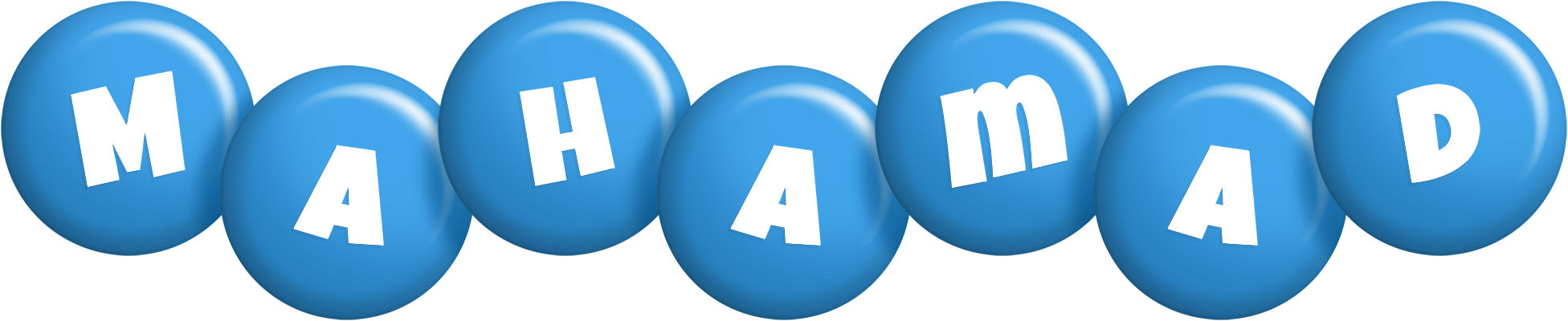 Mahamad candy-blue logo