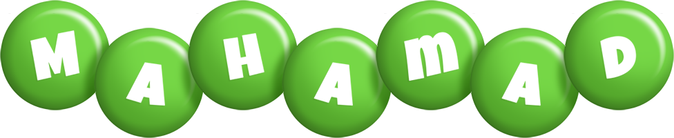 Mahamad candy-green logo